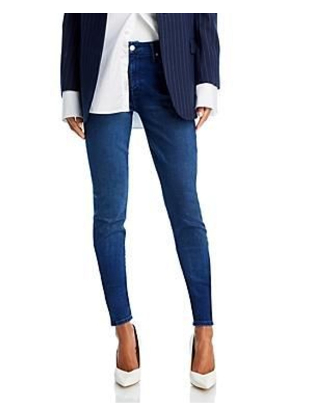 Mother $258 NWT the Looker Skimp High Rise Skinny Jeans in Taking Shape Size 26